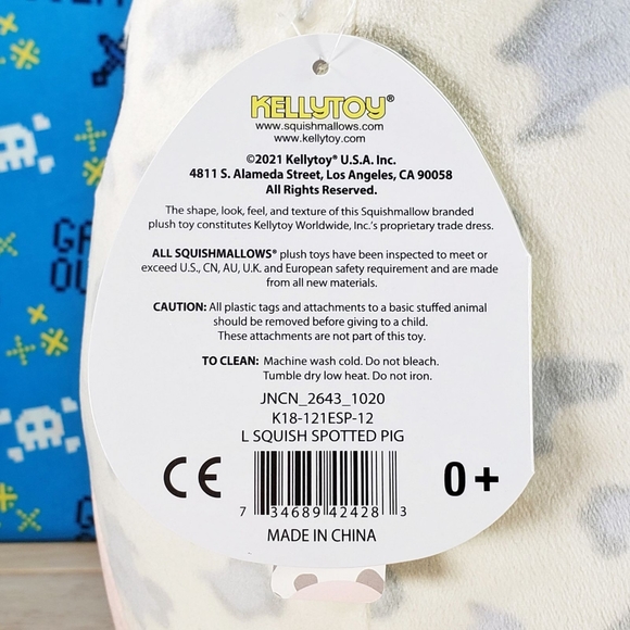 Squishmallow Rosie the Spotted Pig 12" UltraSoft Easter Holiday Stuffed Plush - Picture 12 of 12